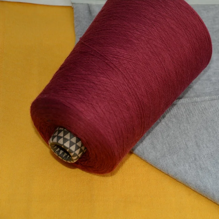 Hot Sale 48NM/2D 50%Viscose 40%Cotton 10% Spun Silk  Belend Yarn
