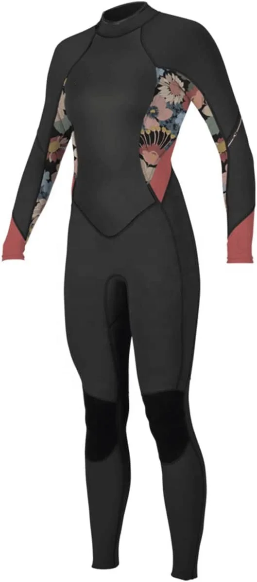 3/2 womens Neoprene Back Zip Fullsuit Surfing Wetsuits