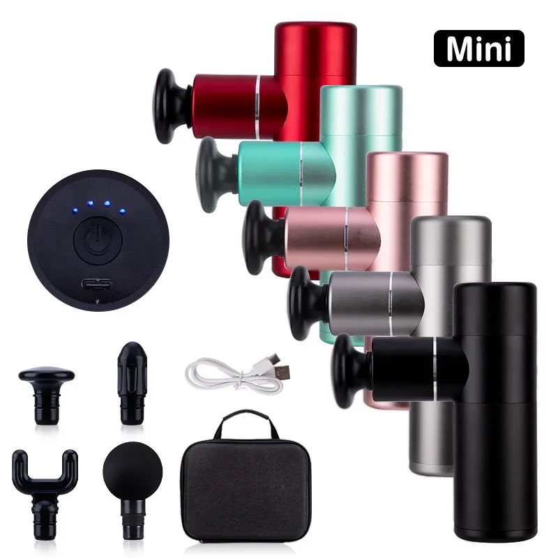 Gym Travel Quiet Electric Cordless Portable Girl Fasical Gun Aluminium Mini Massage Gun