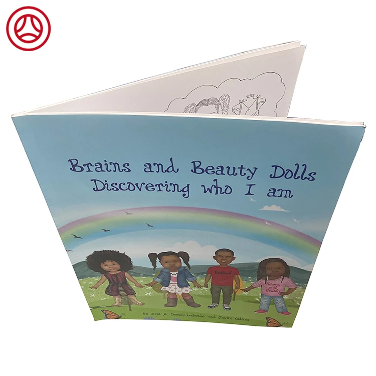 English text book use uncoated paper full color good education books printing service