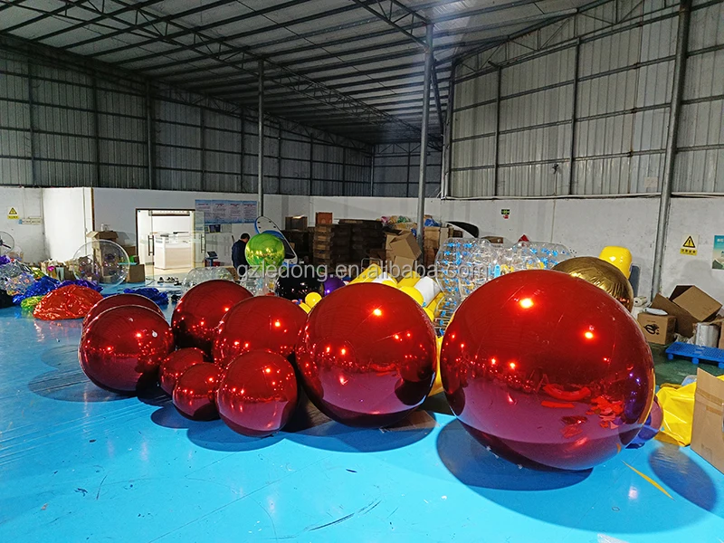 China Factory Custom large Inflatable disco mirror balloon,inflatable mirror ball for advertising