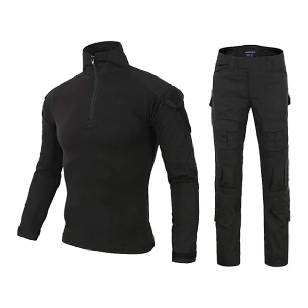 XINXING OEM Combat Uniform Outdoors Training Black Camouflage Camo Tactical Uniform Pants G3 Frog Suit for Men