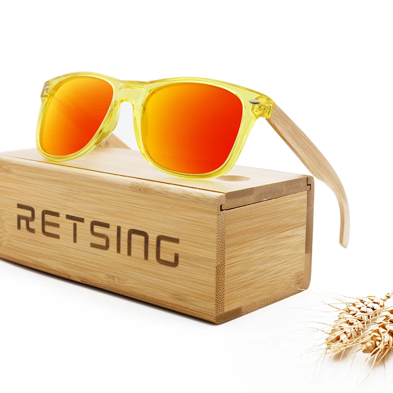 Дизайнерские деревянные солнцезащитные очки сделано в Китае оптовая продажа солнцезащитных очков пластиковая оправа бамбуковые дерево