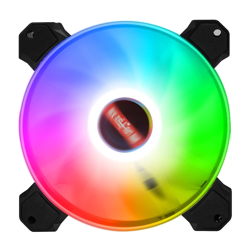 Hot Sale 120mm Pc Case RGB Gaming Fan Cooling Fan With RGB LED Lights New ARGB Radiator Multi-color Fans