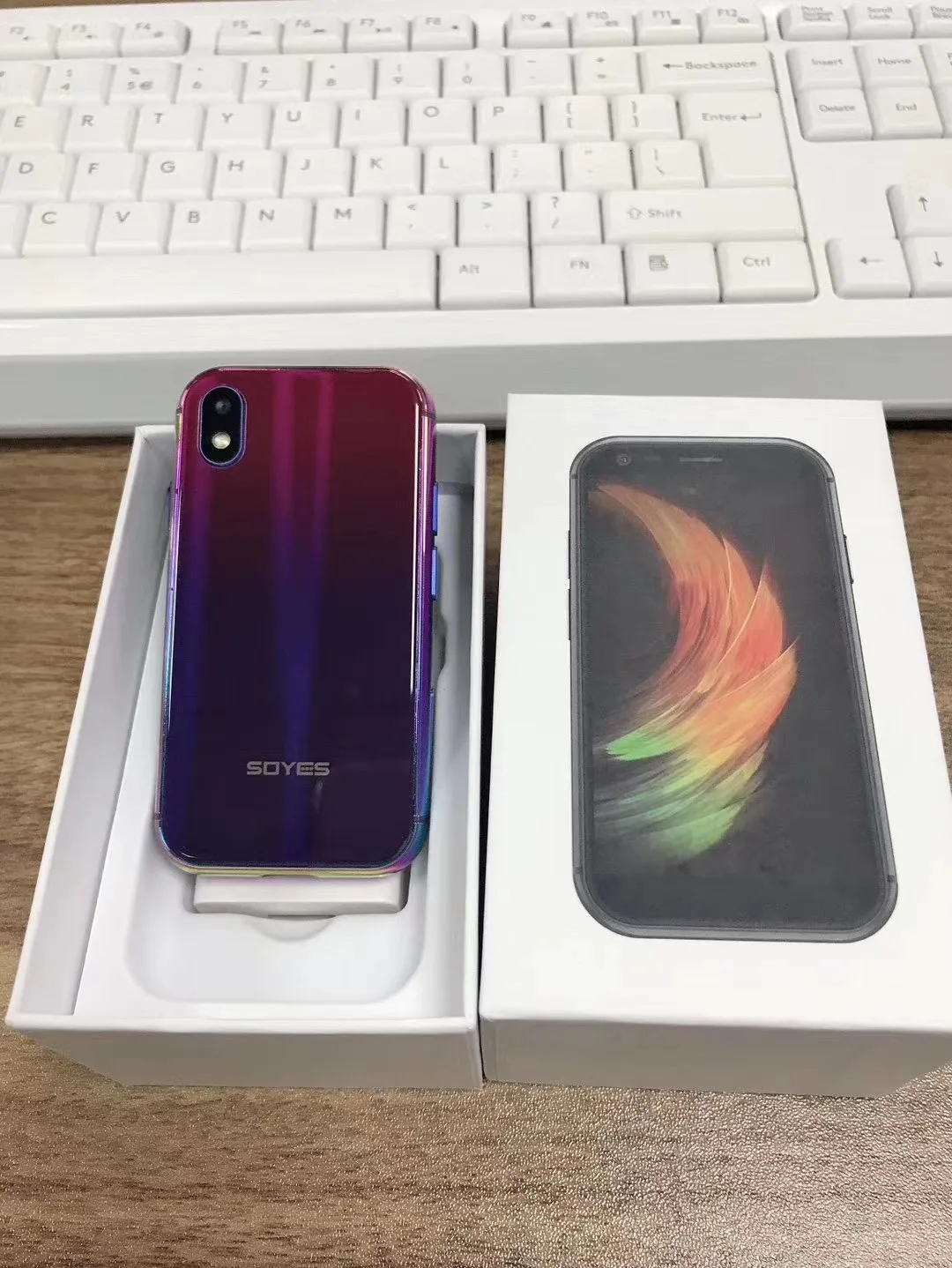 
3inch SOYES XS Mini colorful Smartphone 3GB+32GB Dual Sim Cards 4G Mobile Support Wifi 