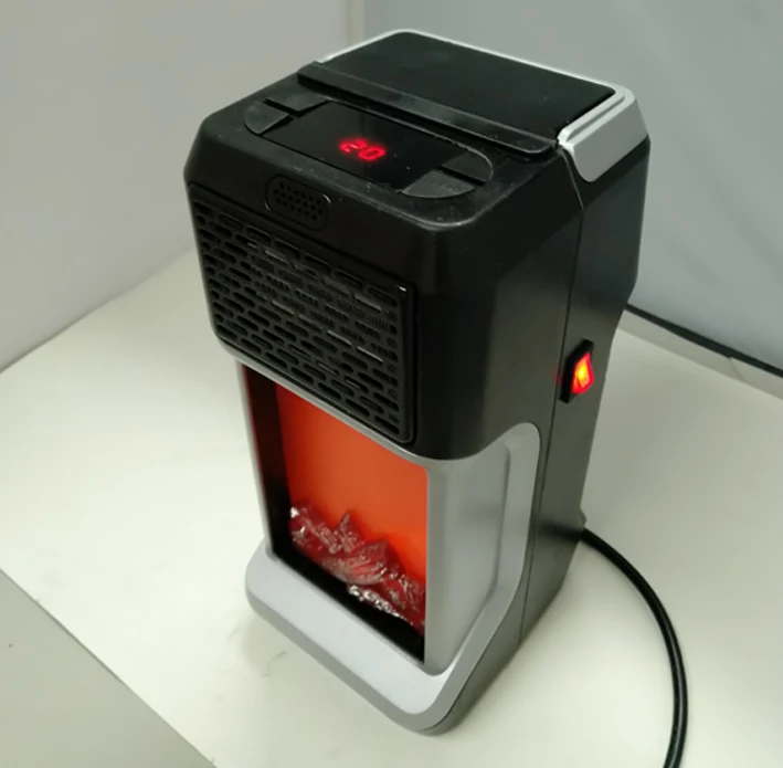 Hot selling Electric flame heater warmer with controller mini heater flame electric heater