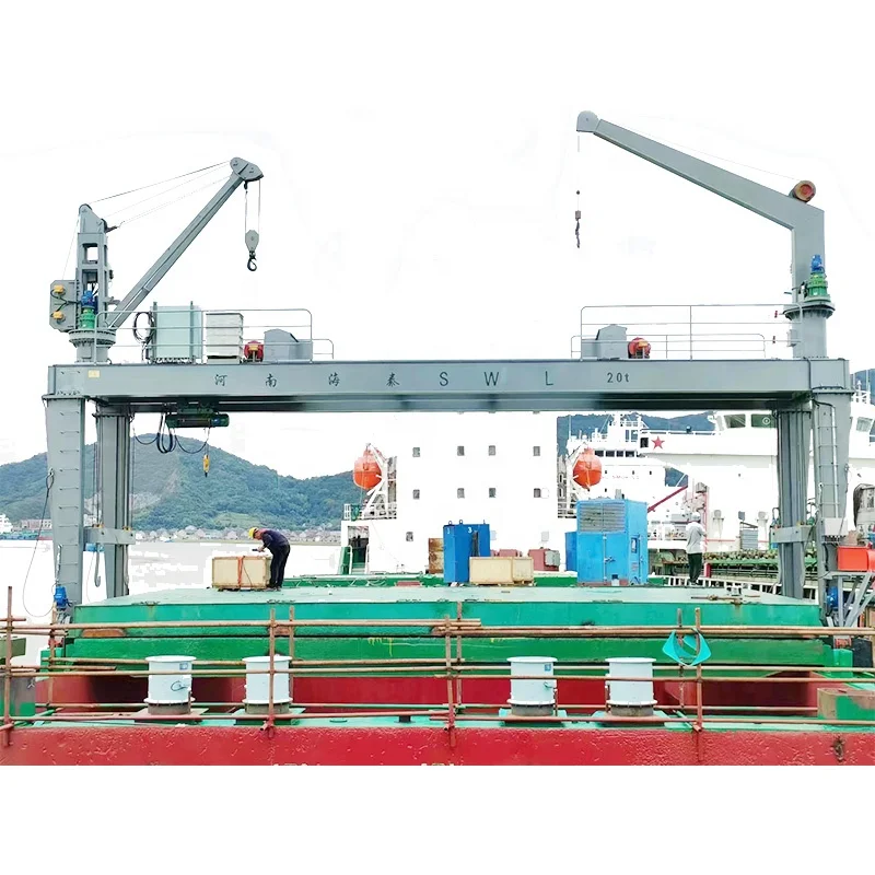 30 ton lifting gantry portal ship hatch cover crane with factory price