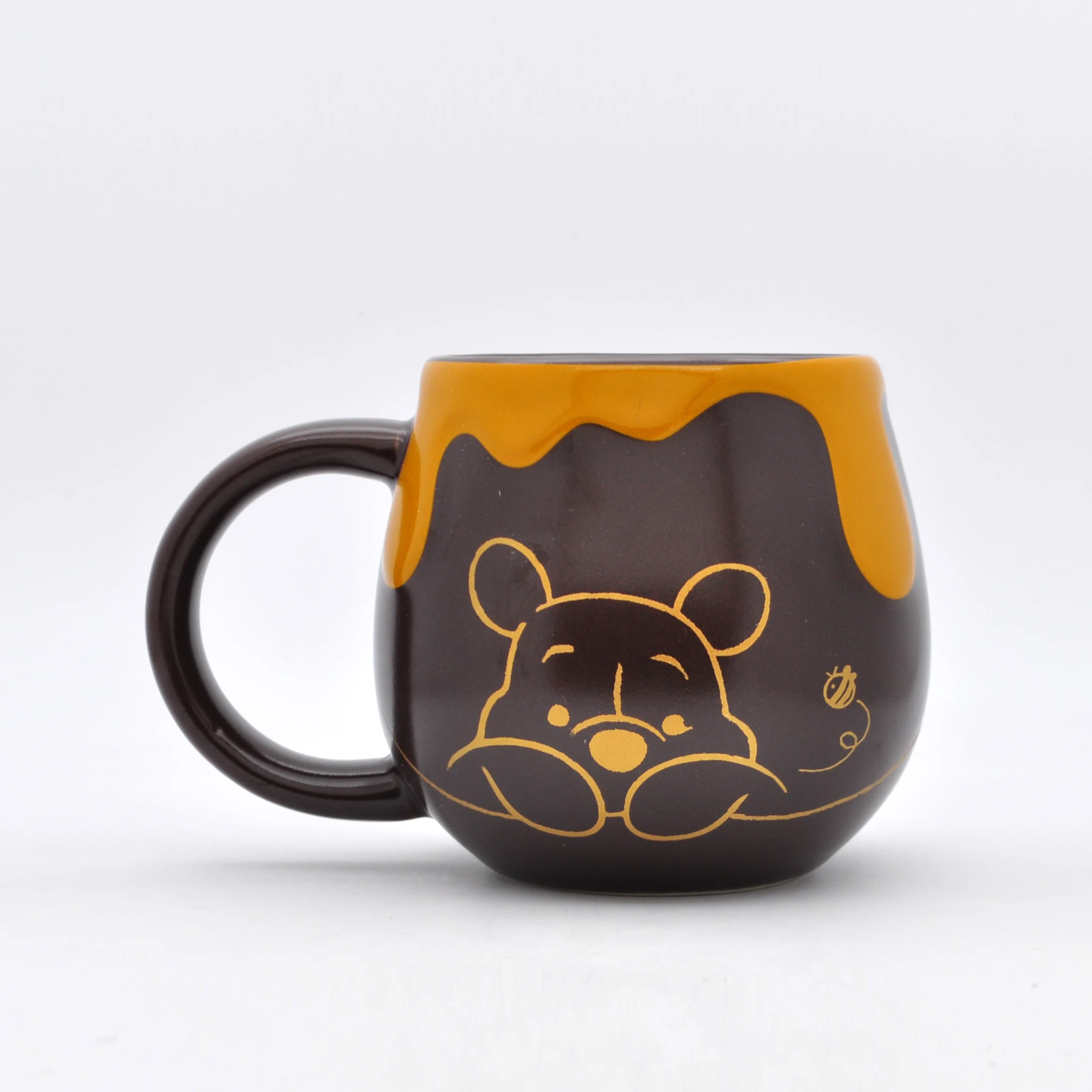 China Wholesale Custom Reusable Hand Made Ceramic Coffee Tea Cups Colored Logo Custom Color Weight Material Brown