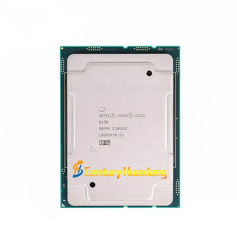 server processor Intel Xeon Gold 6238 Processor 22 Core 2.10GHZ 30.25MB 140W  CPU for HPE Servers