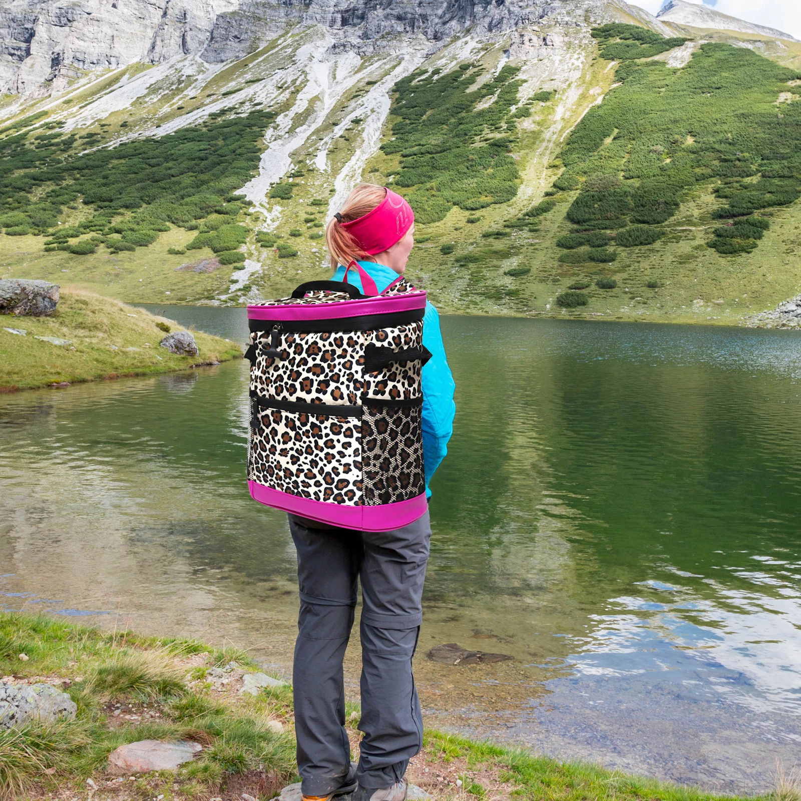 Cooler Backpack Leakproof Soft Cooler Bag Lightweight Backpack Cooler for Picnic Fishing Hiking Camping Park Beach DMA62003