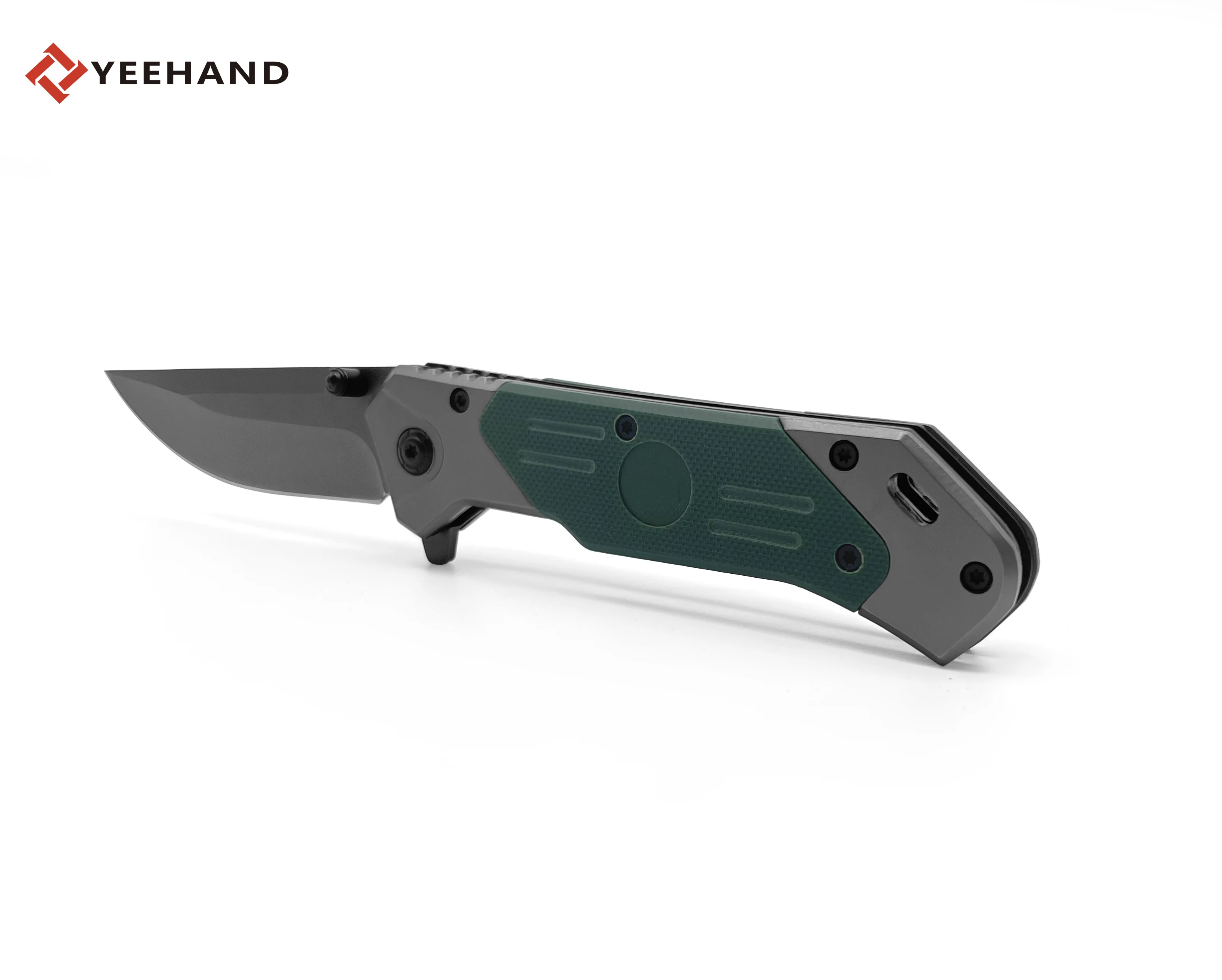 Popular 3CR13 G10 Handle folding pocket multitool knife