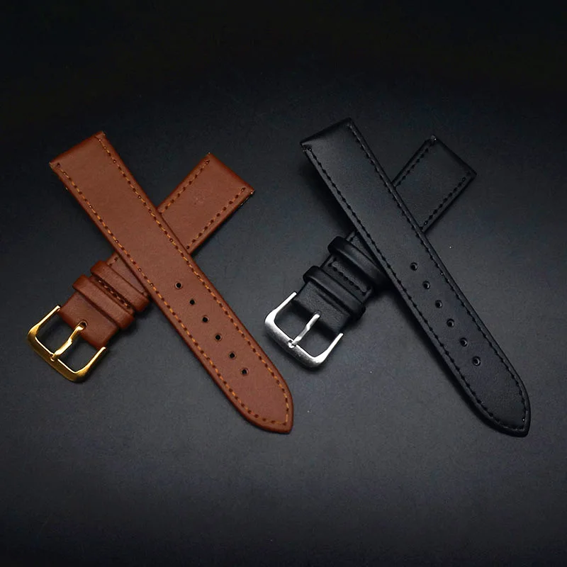 Chinber 12/14/16/18/20/22 mm Quick Release PU Faux Watch Band Strap