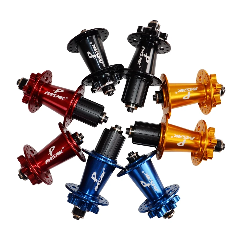 
Mountain bicycle Hub Quick Release Disc Brake MTB Front Rear Bike Hub 4 Sealed Bearing 32Holes 32h Red Black Bicycle Hubs 9/10QR 