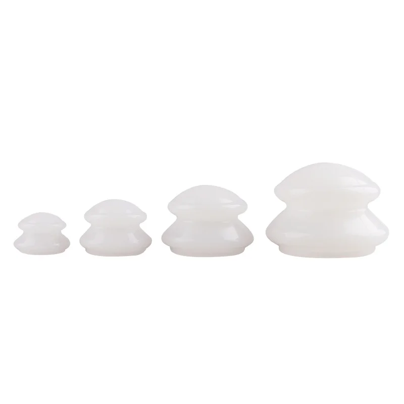 Best Quality Chinese Medical Transparent Vacuum Suction Silicone Massage Cup 4 Cups For body Cellulite