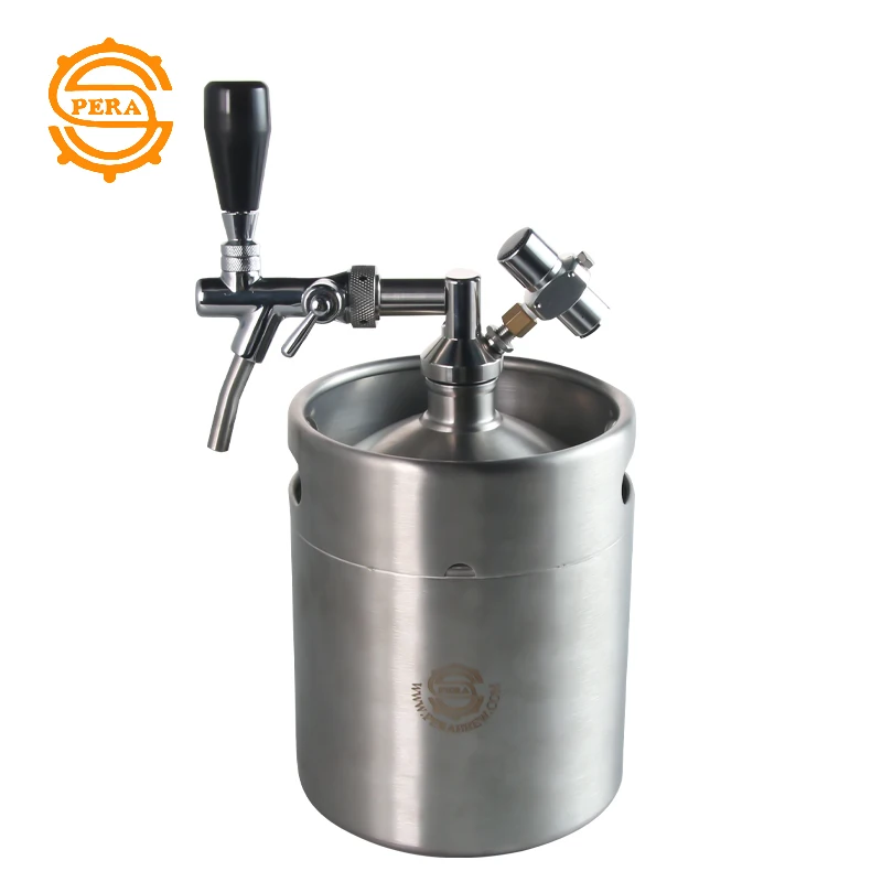 Great Quality 2L 5L 10L Beer Growler Mini Keg Dispenser With