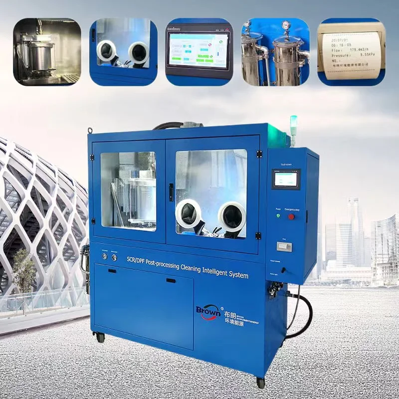 Brown water scr cleaning machine 100% dpf cleaner exhaust filter cleaning garage equipment