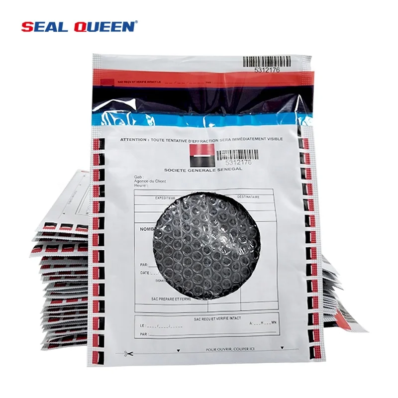 Security Plastic Courier Bubble Bag Custom Envelope Mailing Tamper Evident Bubble Bag For Packing