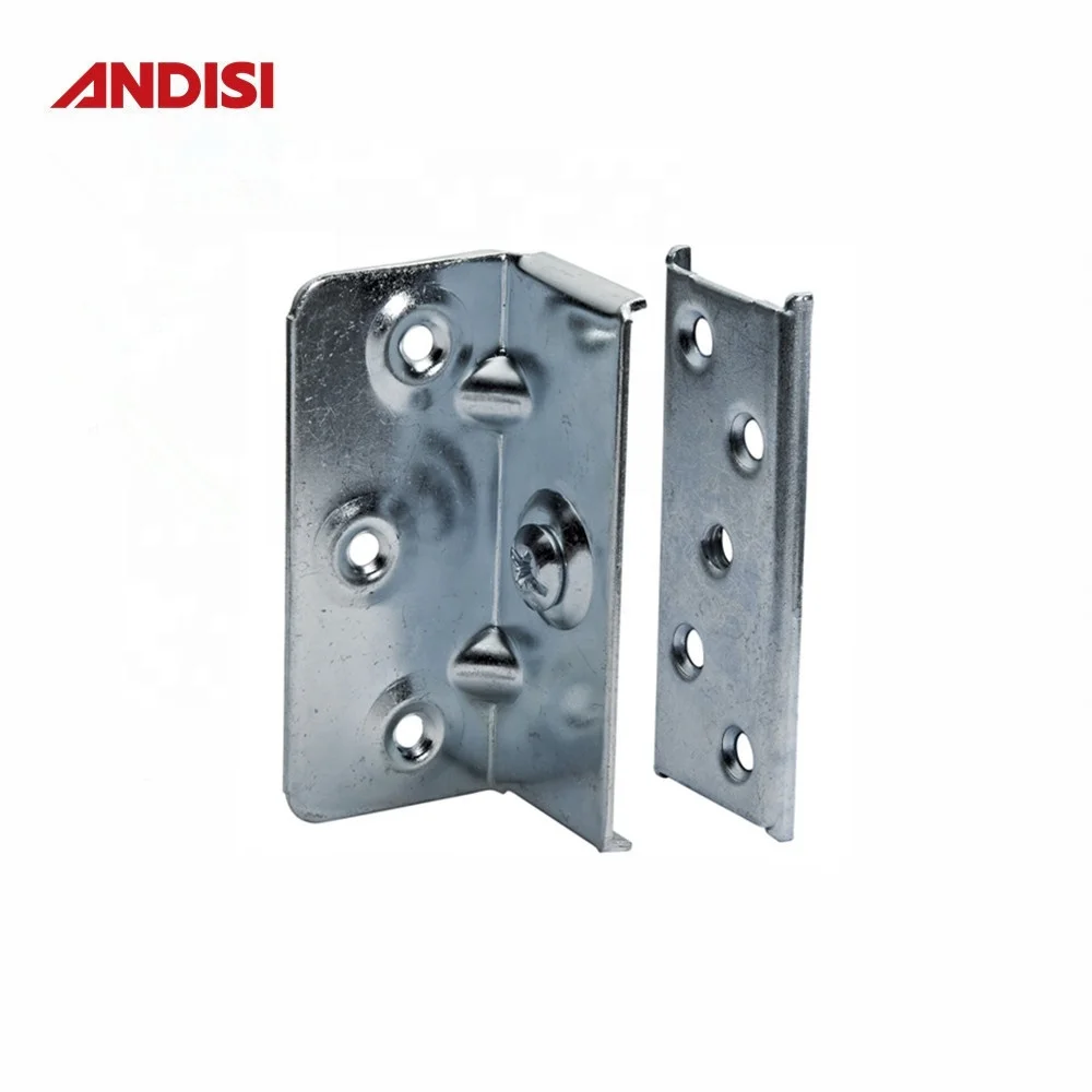 ANDISI FACTORY wood bed accessories fitting corner connector bed rail brackets