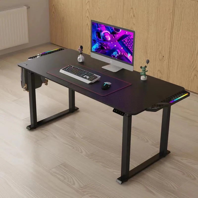 Double Motor Office Height Adjustable Computer Desk Home Use Lifting PC Table High Quality Ergonomic Sit Stand Desk