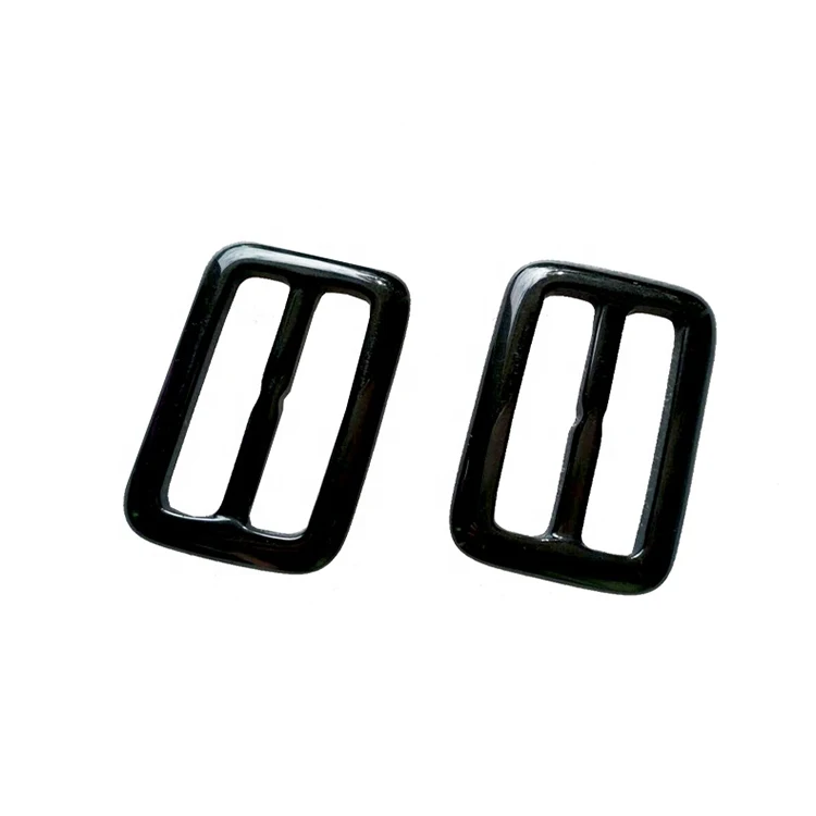 Пластиковая регулируемая пряжка шнур Блокировка предохранительная Пряжка Рюкзак Пряжка Черный резиновый регулятор