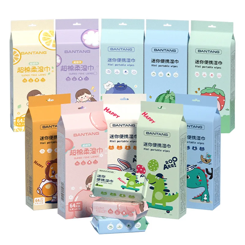 Natural Organic Baby Wipes Biodegradable Water Wet Wipe For Baby Sensitive Skin