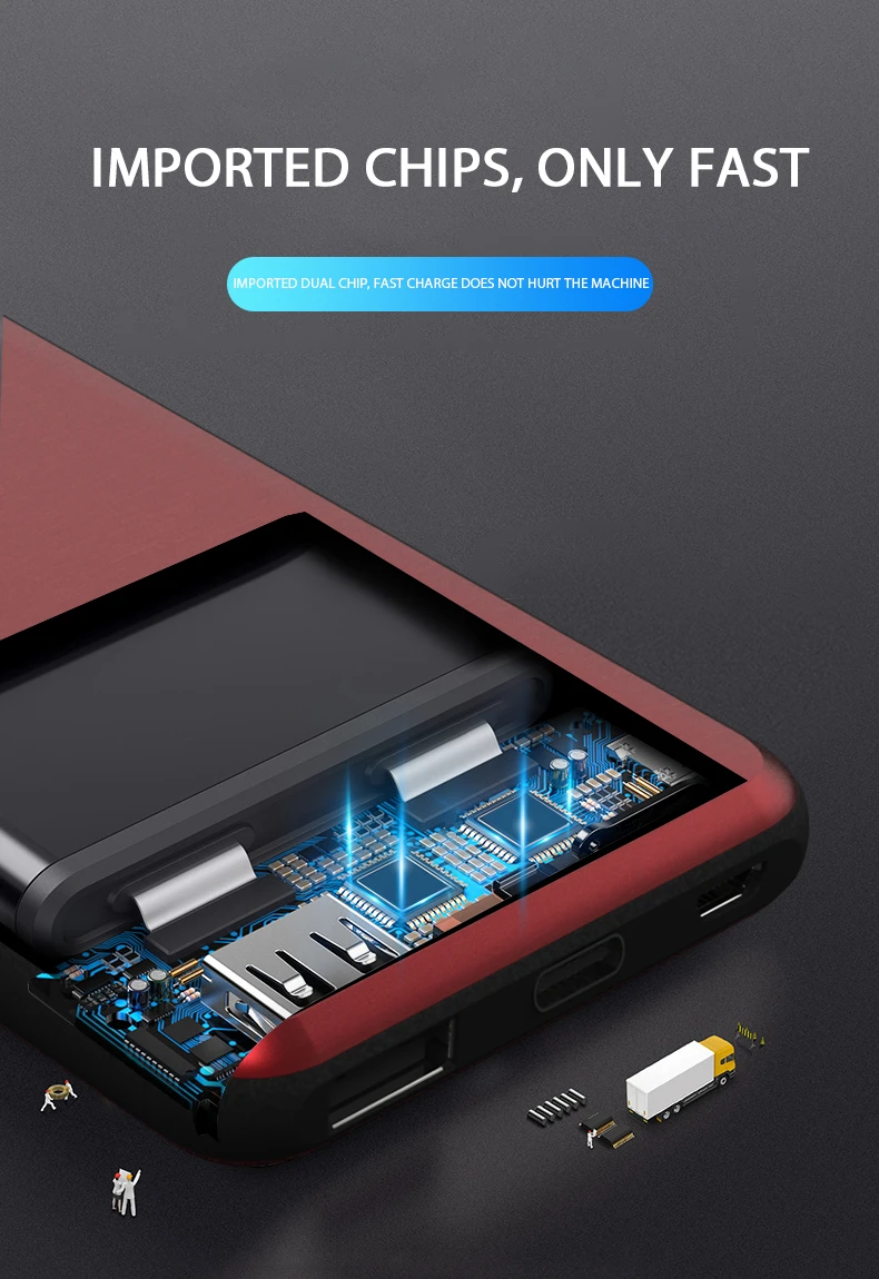 
Ice-Bingo Hot Sell 10000mah Mini Hidden White LED Light Quick Charging PD Power Banks 