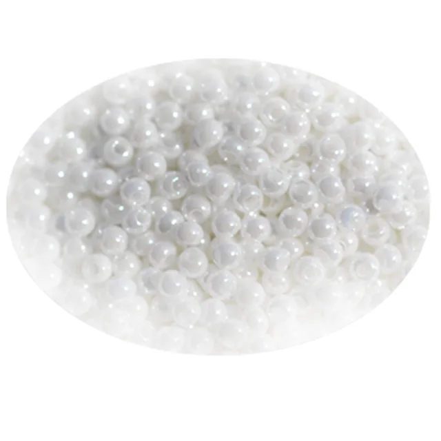 High Quality Fashion JS Glass Seed Beads - 1# Transparent Drop Beads For Garment & Jewelry