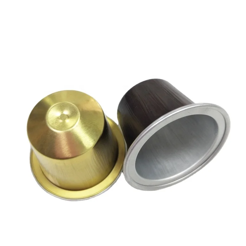 Aluminum coffee capsules/pods with seal lids