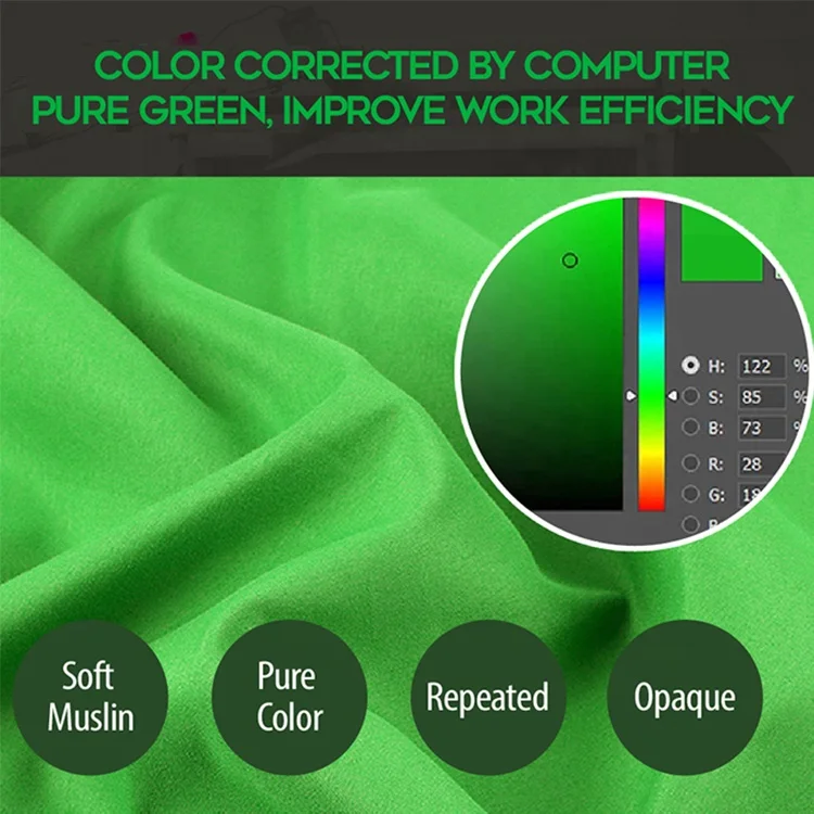 chroma key photography equipment Background Cloth Backdrop green screen camera photo studio accessories