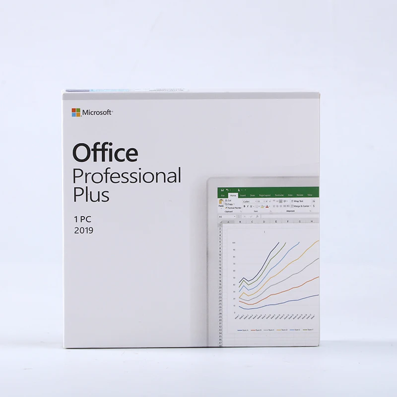 Оптовая продажа 2019 Профессиональный офис Pro Plus Полный комплект DVD Бесплатная