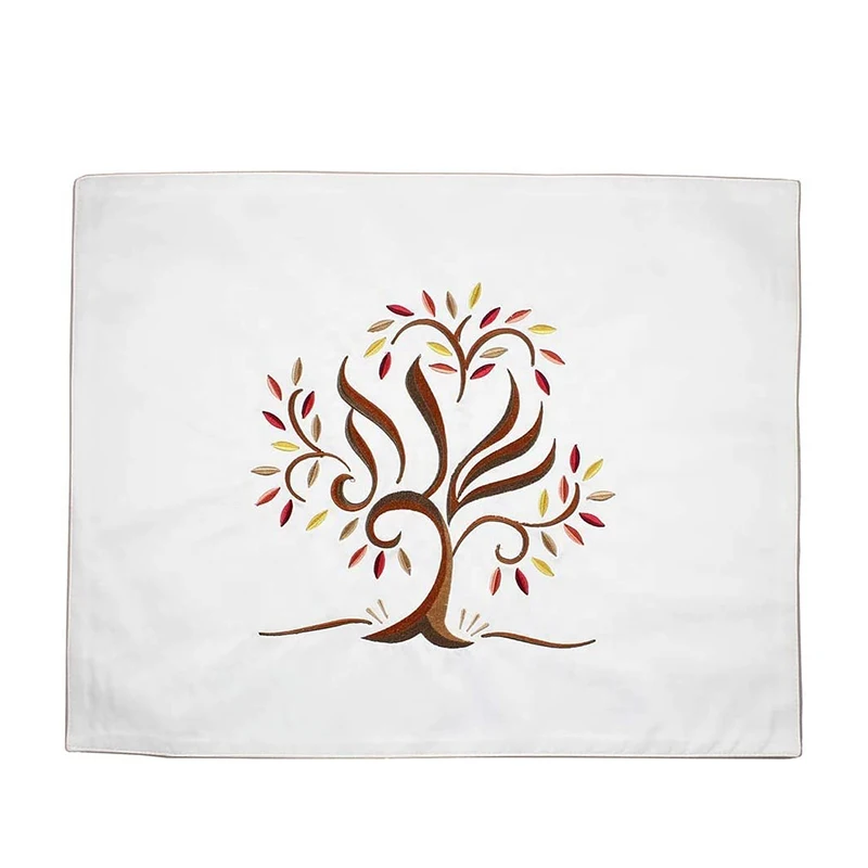 Customized Bread Modern Polyester Embroidered Jew Judaica Challah Covers