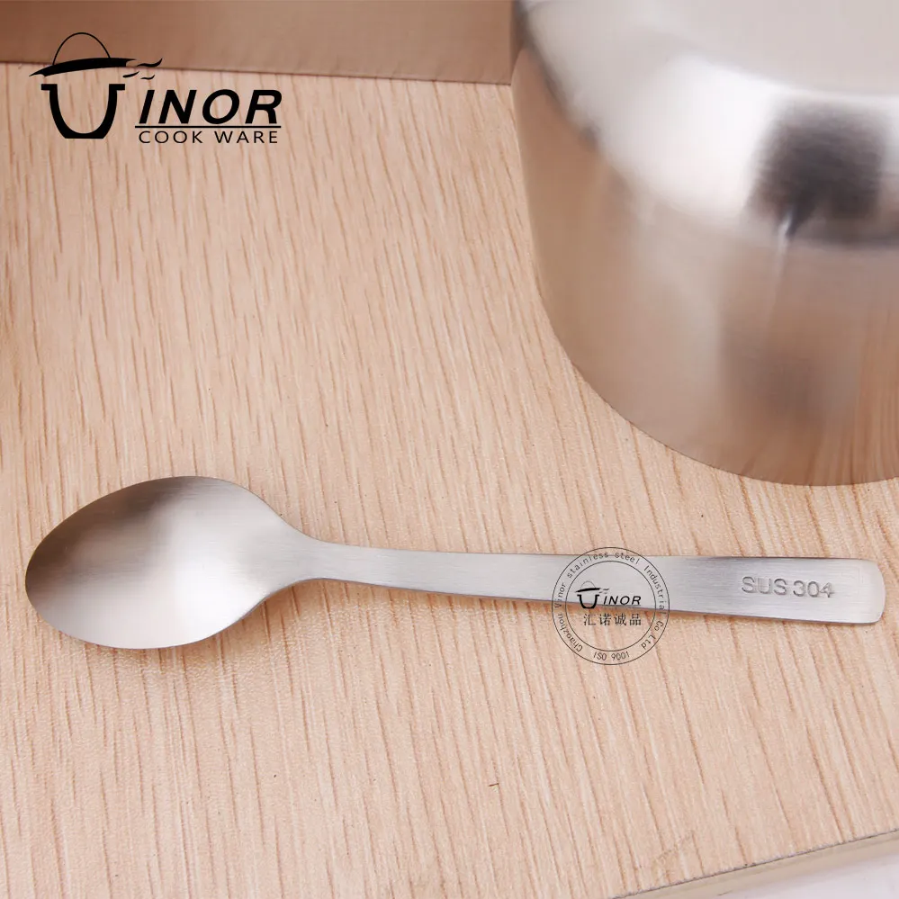 china factory round sugar bowl 304 stainless steel spice jar set with metal lids