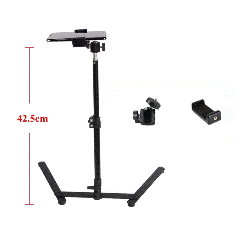 Smart Phone Video Vlog Live Stream Tripod Holder Selfie Photography Tripod Stand Live Stream Phone LED Ring Light Desktop Stand