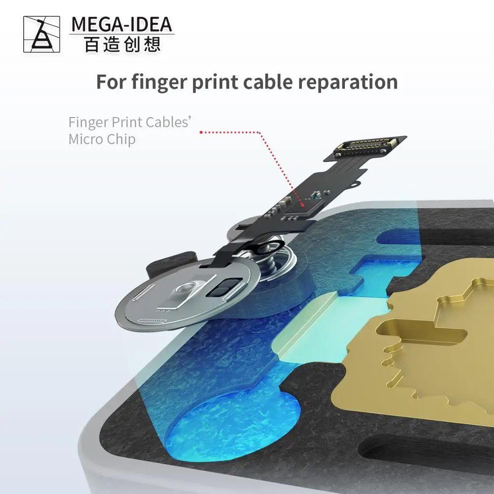 QianLi Hot Stone one button to heat up for perform glue and tin removing operation for phone IC CPU finger print cable