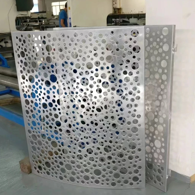 aluminum Decoration panel Punching Metal Perforated ventilated Facade for Building