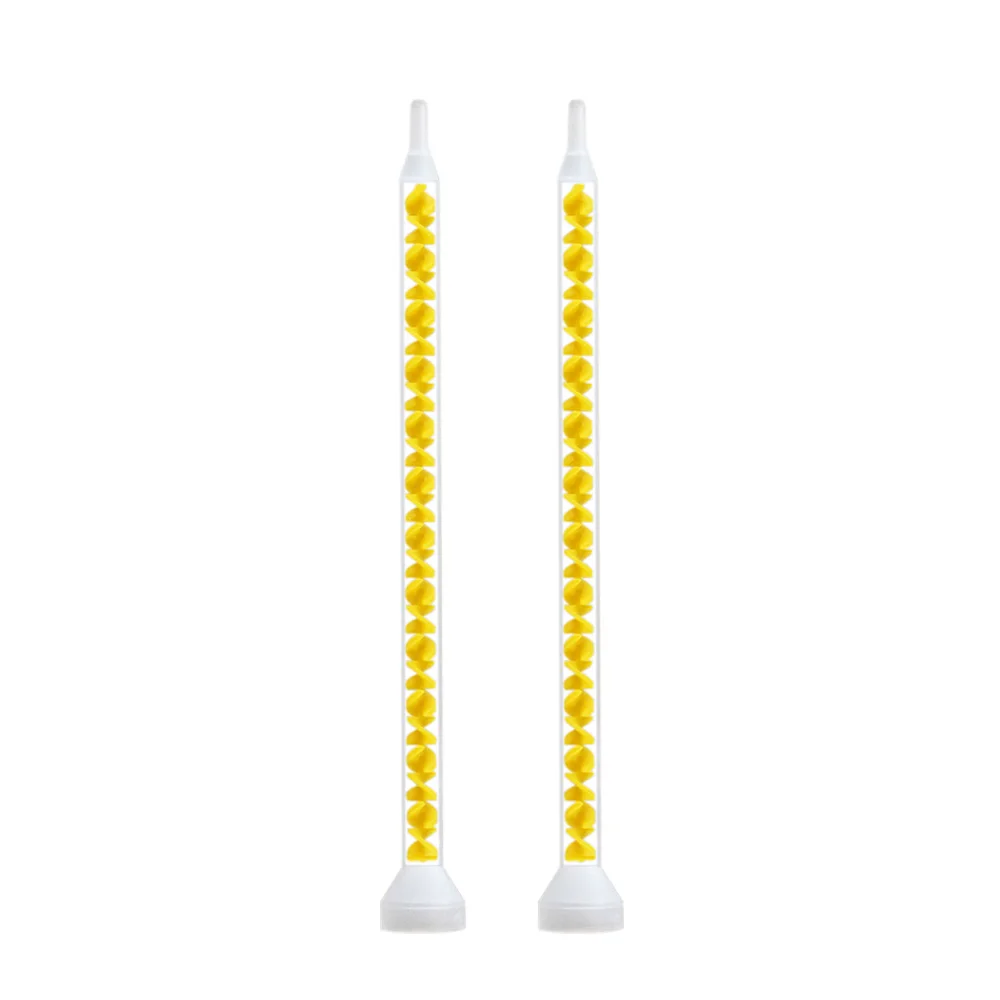 Duo Pack Epoxies Core POM Material (Yellow) Mixing Nozzles MS06-24L Resin Static Mixer