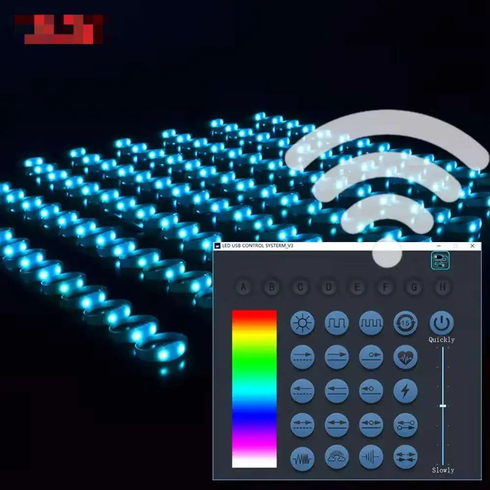 Luminous bracelet led flashing bracelet remote controlled LED light bracelet
