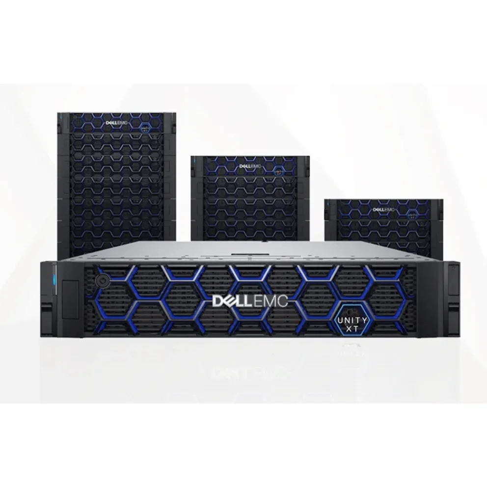 Dell Unity XT480F Гибридный флэш-массив двойной контроллер 192G кэш 8x16G FC порт 6*3 84 T