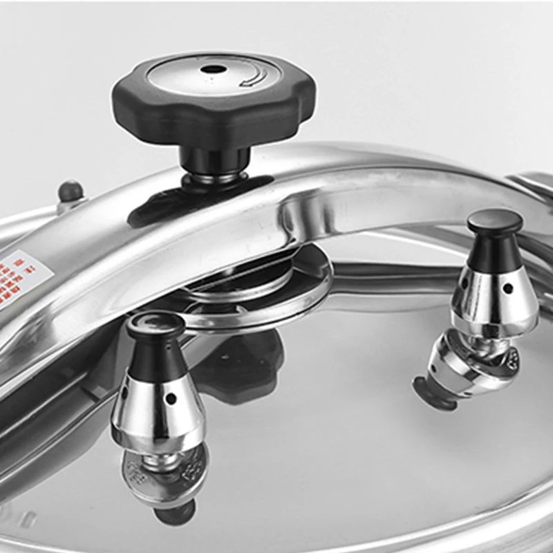 15L Aluminum Pressure Cookers Bakeliter Handle Multiple Safety Devices Gas Cooker