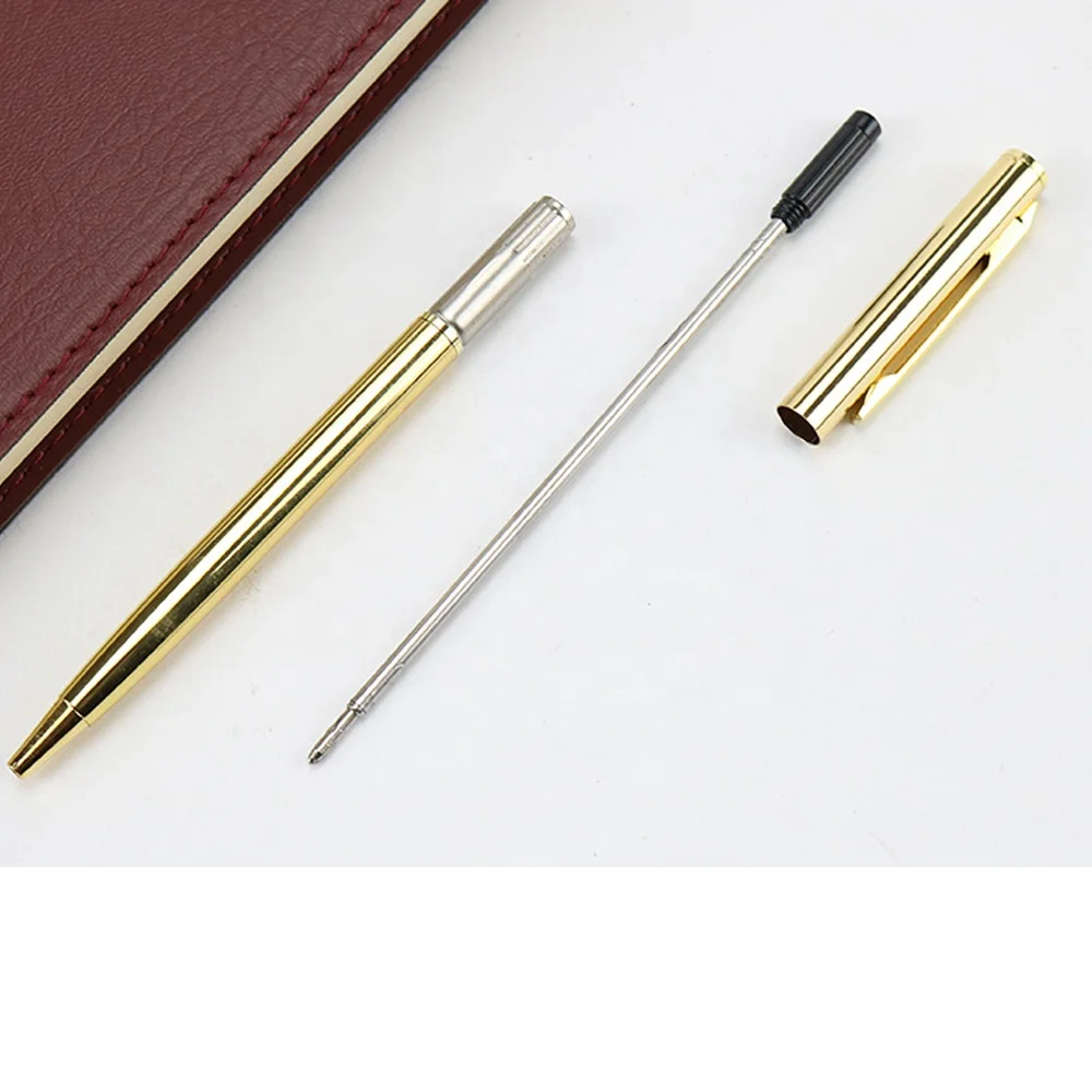 
Cheap school supplies High quality business pen thin metal ball pen with logo 