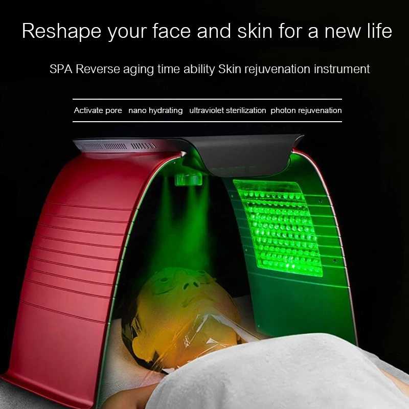 7 Colors Face Skin Full Body Care Red Pdt Led Light Therapy Machine