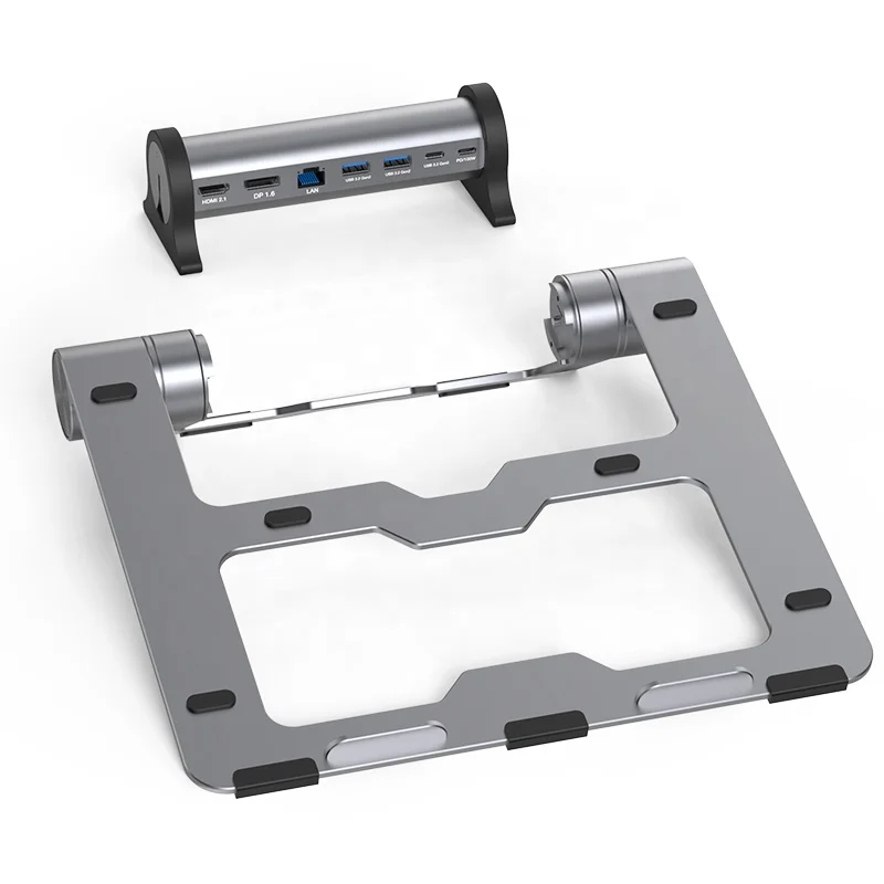 PD Charging SD TF Card Reader 11 in 1 USB C HUB OTG Card Reader Ethernet Adapter USB C Stand for Laptop Docking Station