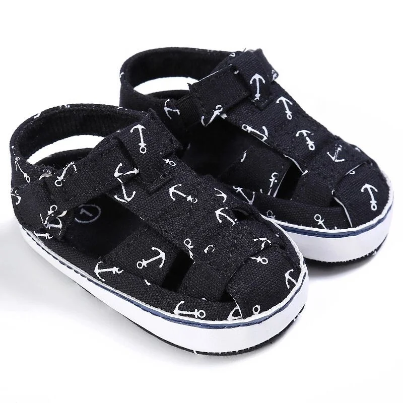 Хлопчатобумажная ткань босиком для маленьких детей моряка новая умная детская обувь для рыбалки