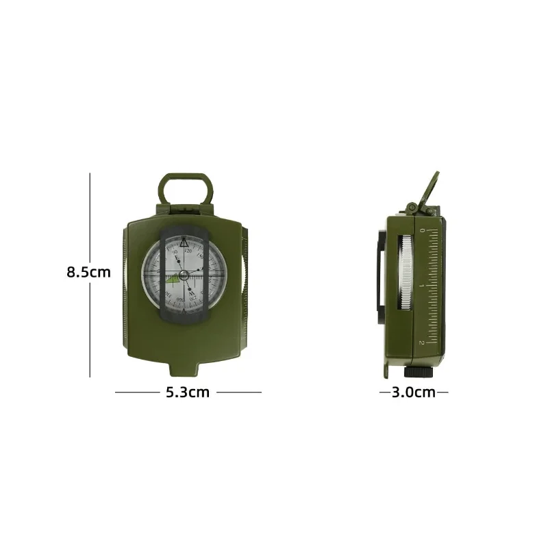 Backpacking Hiking Exploration Sighting Orienteering Compass Professional Compass