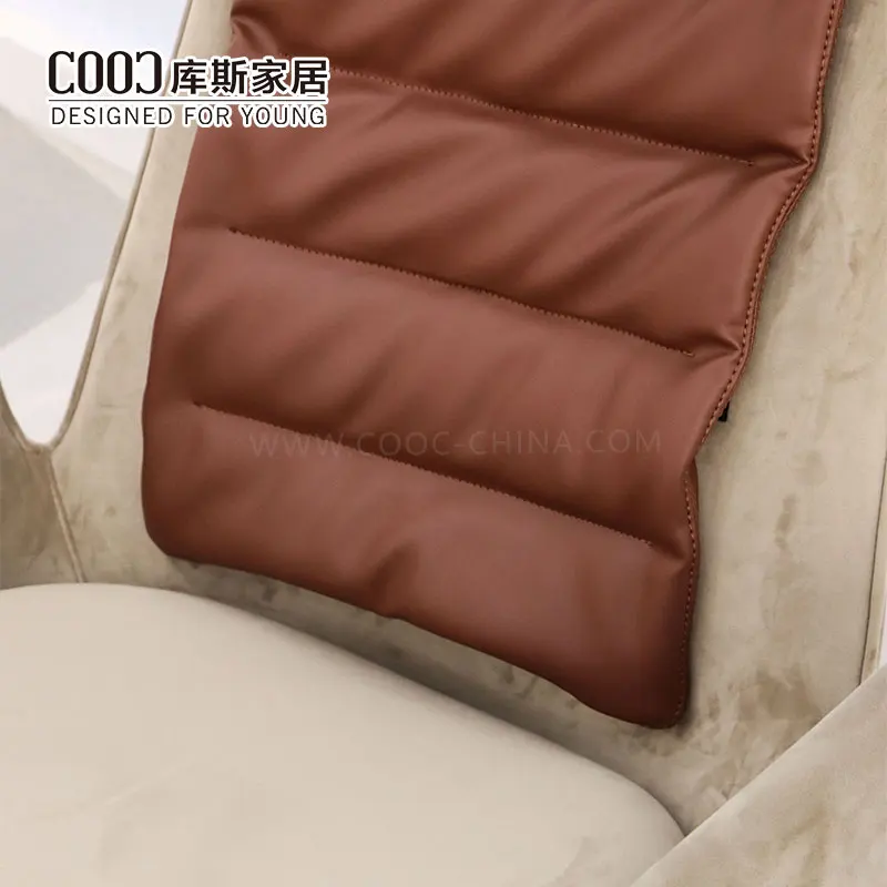 Modern Leather Velvet Fabric Swivel Accent Chair Single Arm Chair Living Room Lounge Swivel Chair