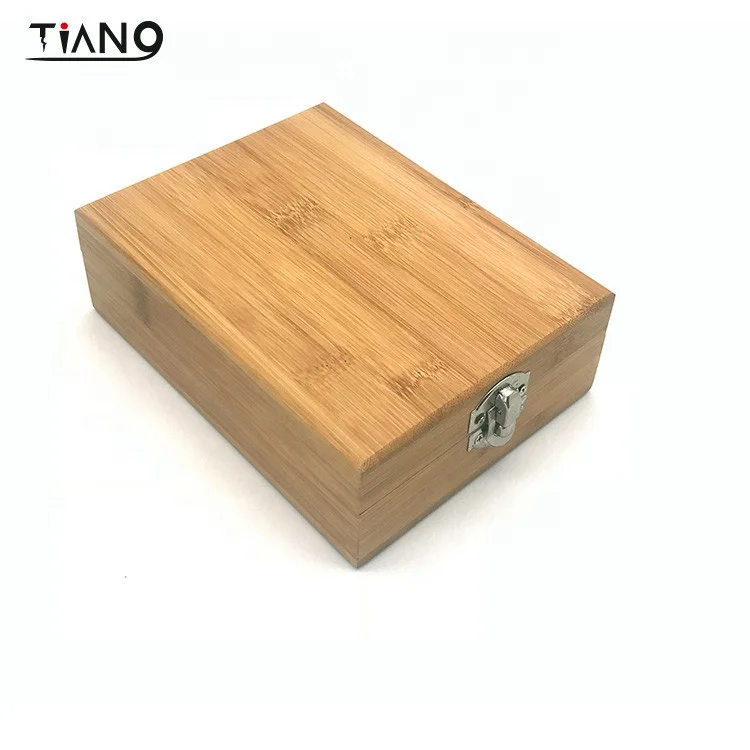 Wine Gift Tool Set of 2pcs wine accessories in Bamboo Box opener corkscrew stopper