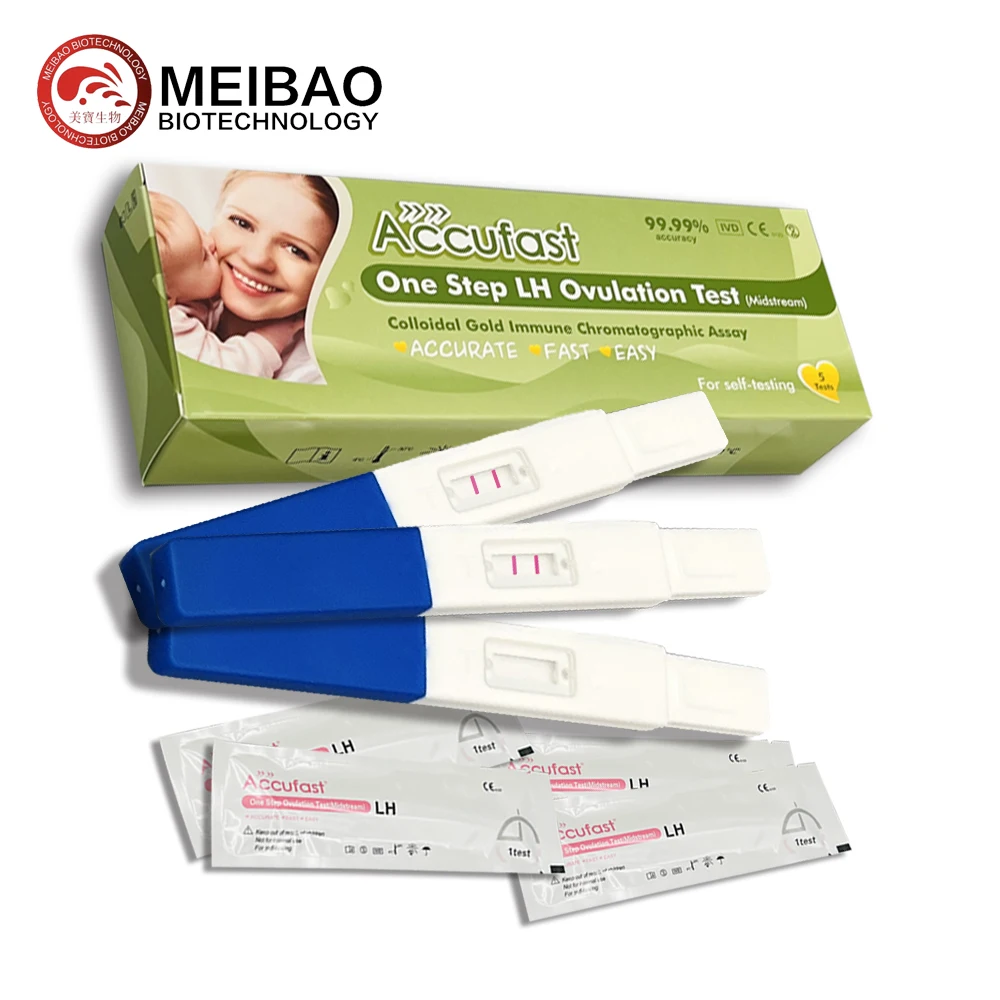 High quality and high precision over 99.99% LH Ovulation Fertility Test Kit with Integrity and Strict Quality Control