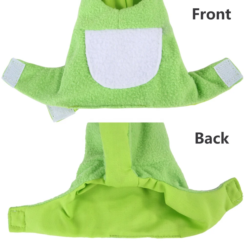 Wholesale pet bird clothes, manufacturers handmade custom parrots selling cute birds turned into frogs