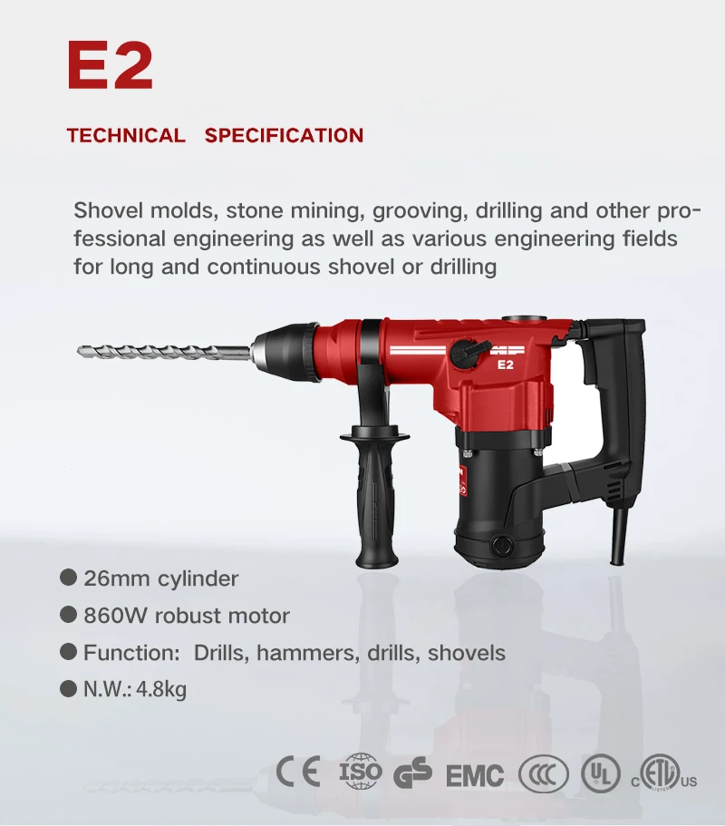 110v electric rotary and demolition hammers tools drill electric hammer drill