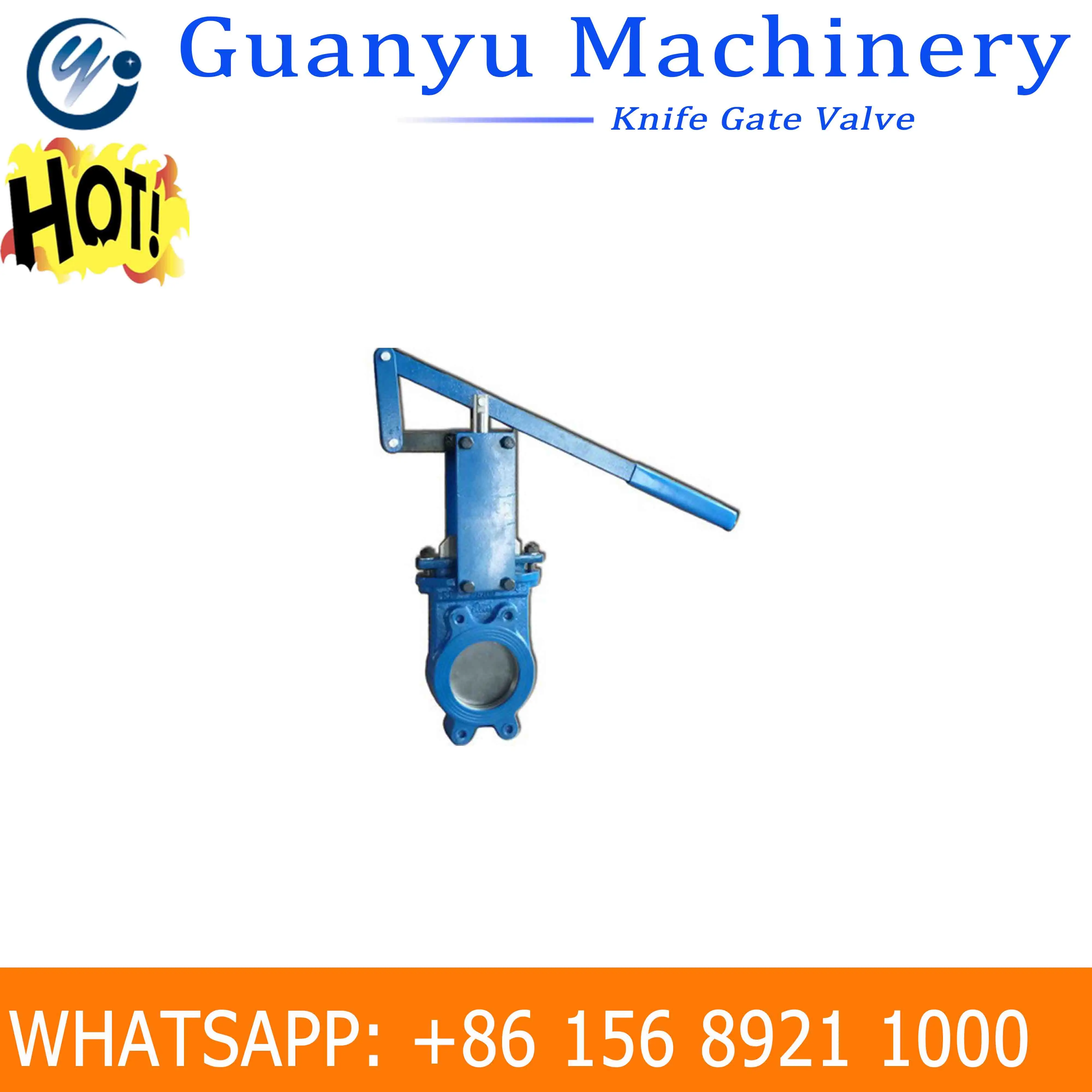 Ductile Iron or Cast Iron Ggg40 and Ggg50 Industrial Knife Gate Valve for Rising Stem